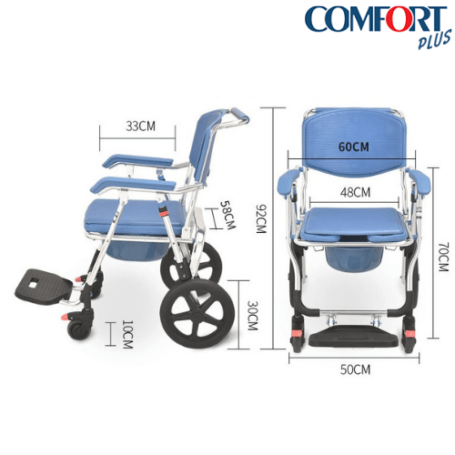 Comfort Plus DM-70 Tuvalet Tekerlekli Sandalye