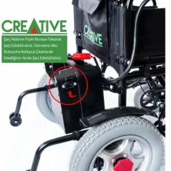 Creative CR-1002 Akülü Tekerlekli Sandalye