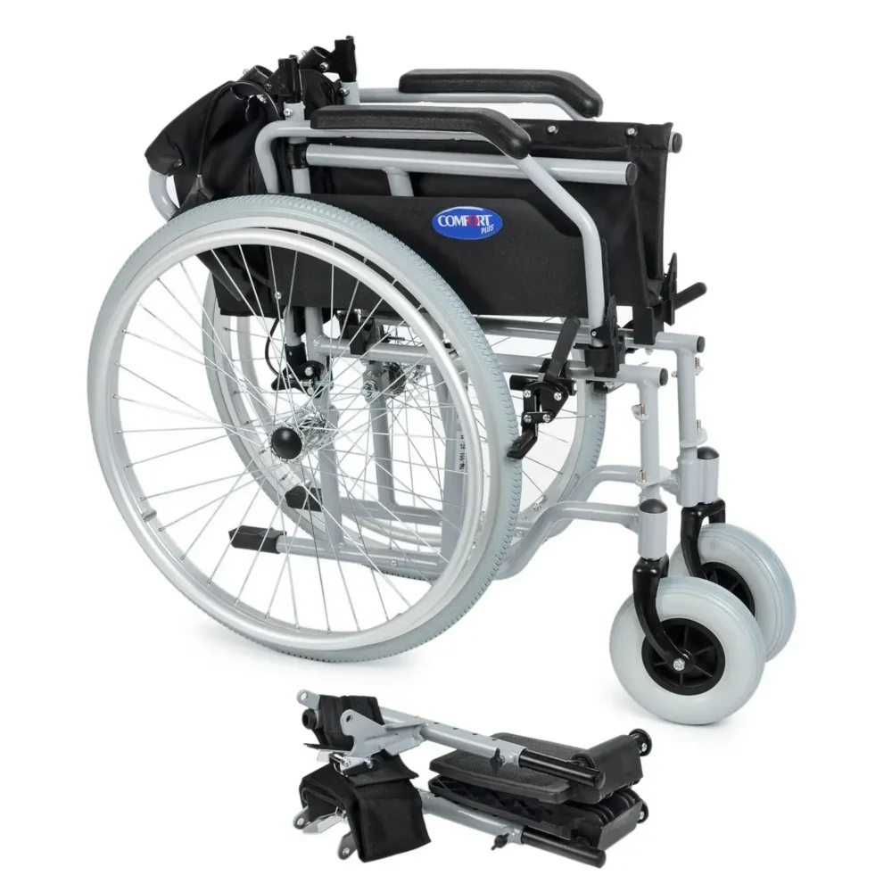 Comfort Plus DM-321 40 cm Hafif Alüminyum Özellikli Tekerlekli Sandalye - Görsel 6