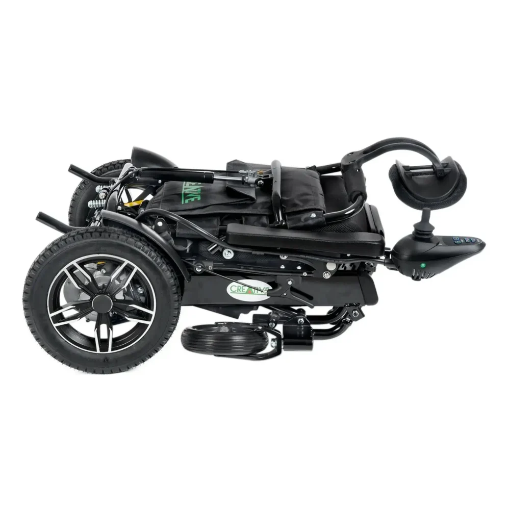 Creative CR-6012 Lüx Sırt Yatar Akülü Tekerlekli Sandalye - Görsel 6