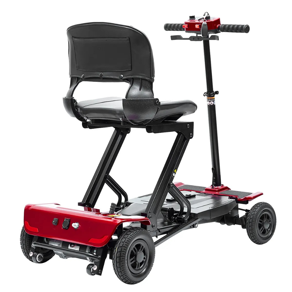 Soliden Otomatik Katlanabilir 4 Tekerlekli Yetişkin Mobilite Scooterı - Görsel 4