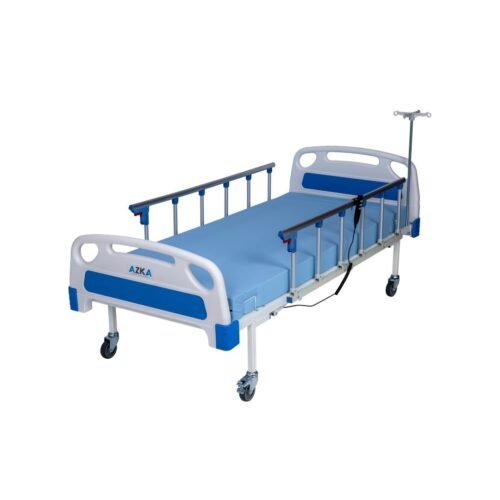 AZKA DE03 Dual Motorlu Alümi̇nyum Korkuluklu Ekonomi̇k Hasta Karyolası