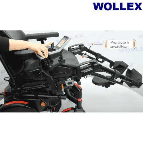 Wollex D500 Akülü Tekerlekli Sandalye