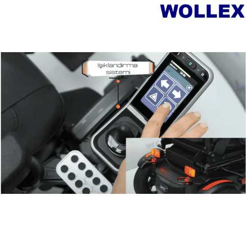 Wollex D500 Akülü Tekerlekli Sandalye