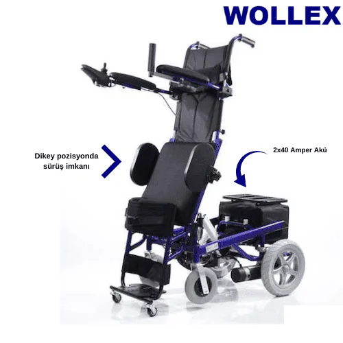 Wollex W129 Akülü Tekerlekli Sandalye